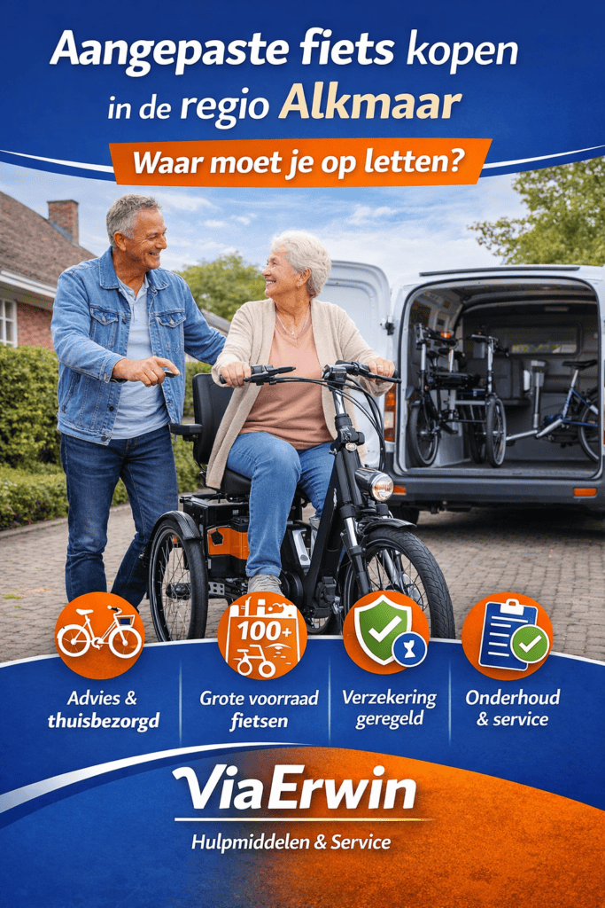 Aangepaste fiets kopen in de regio Alkmaar – Waar moet je op letten?