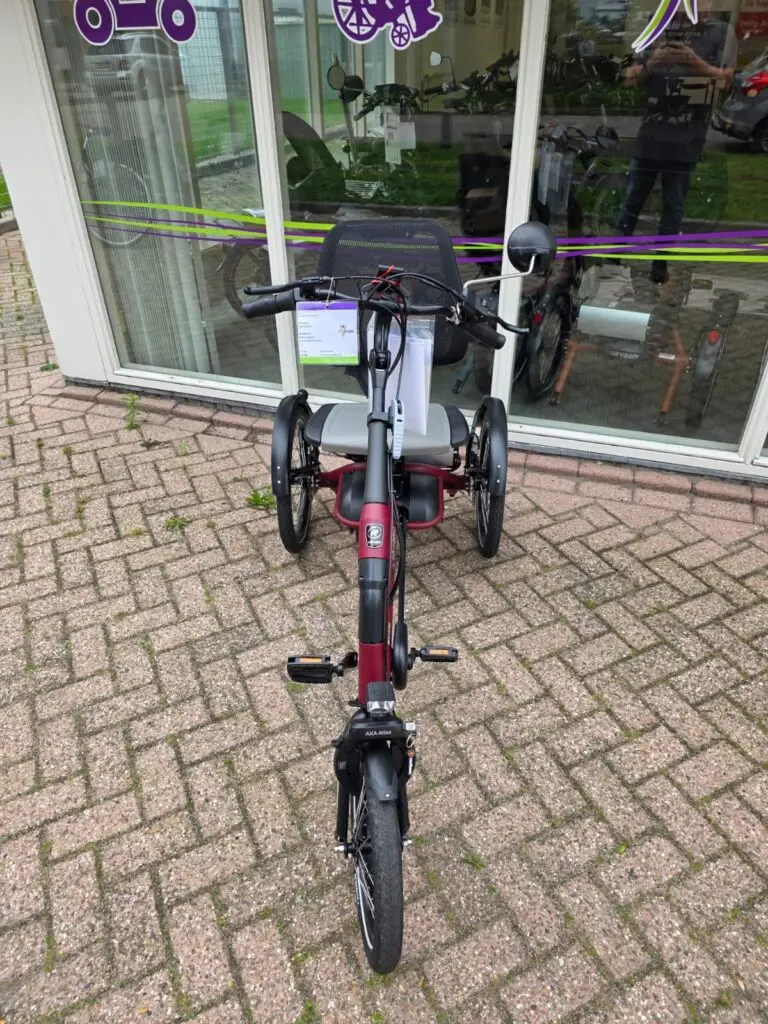 Van Raam Easy Rider Compact in wijnrood, actiefiets bij ViaErwin