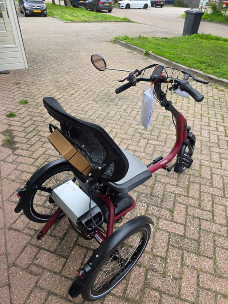 Van Raam Easy Rider Compact in wijnrood, actiefiets bij ViaErwin